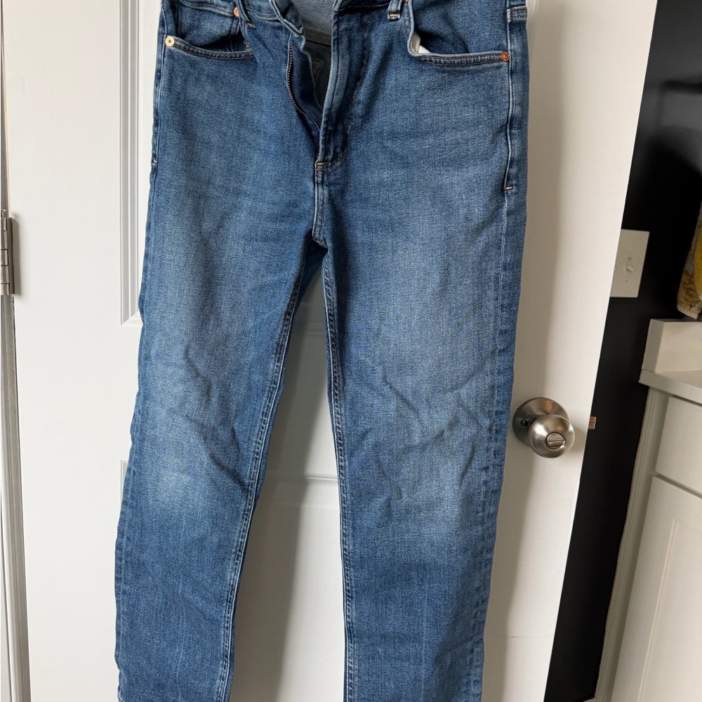 Citizens Of Humanity Medium Blue Straight Leg Jeans